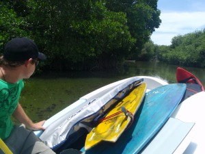cruising thru the mangroves en route to chacahua